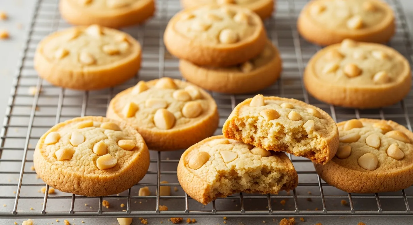Macadamia Nut Cookies — Crispy Hawaiian Shortbread