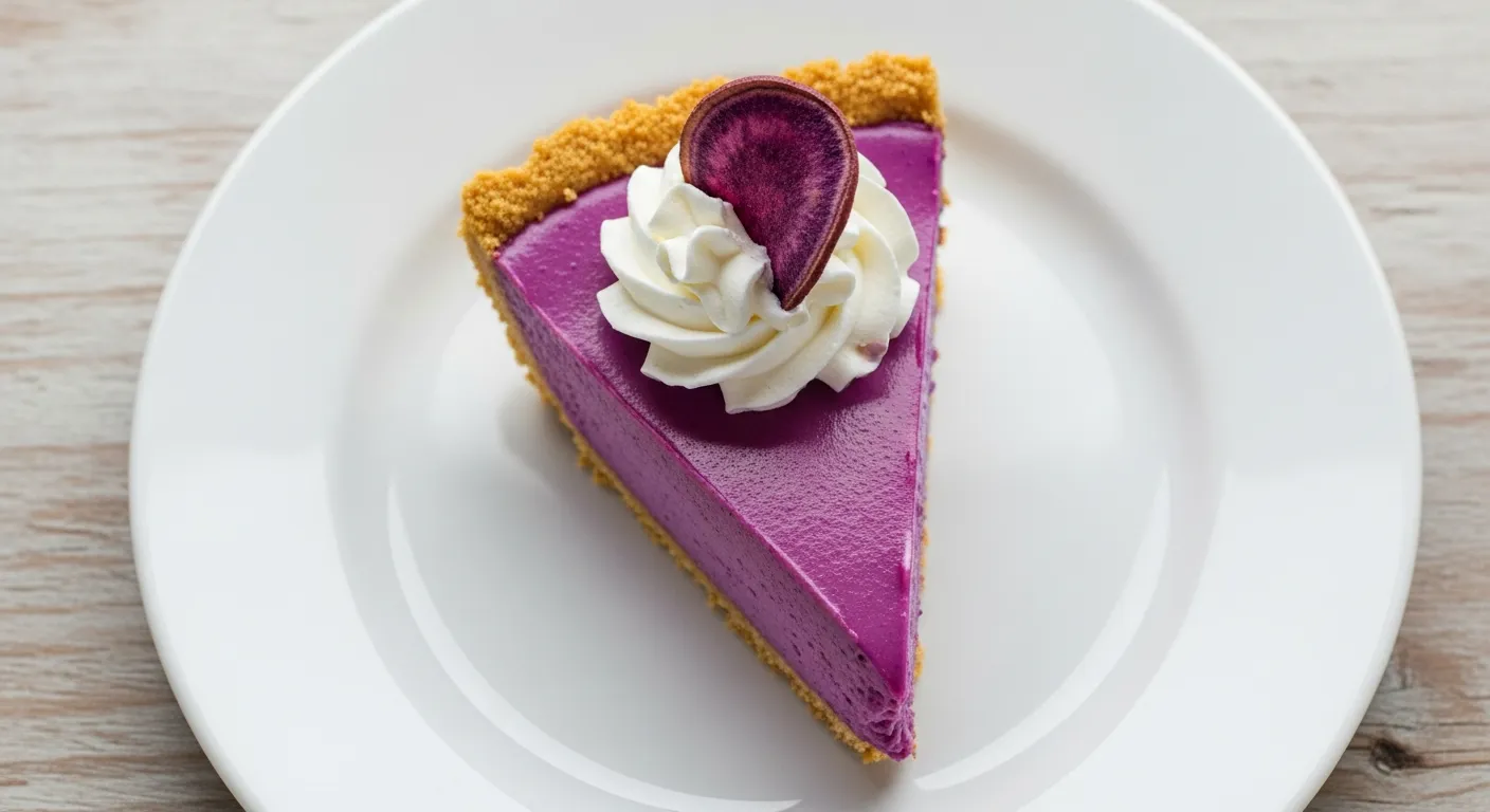 Purple Sweet Potato Pie — Hawaiian Ube Dessert