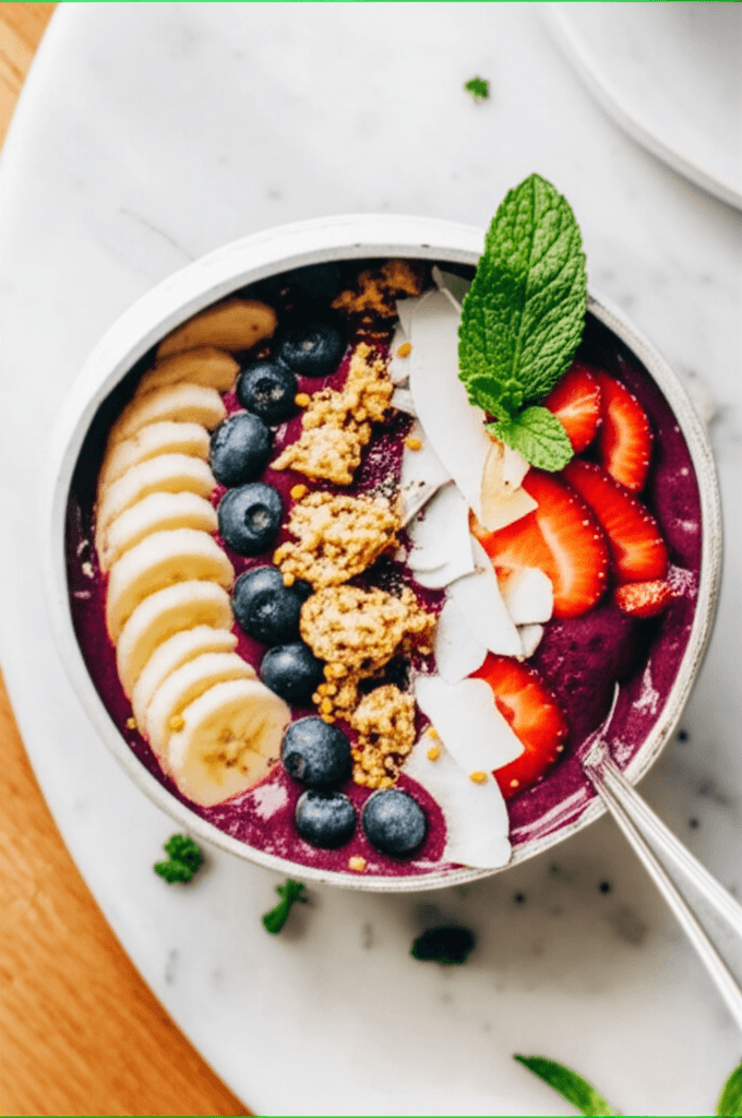 Hawaiian Acai Bowl – Thick, Creamy, and Loaded with Toppings