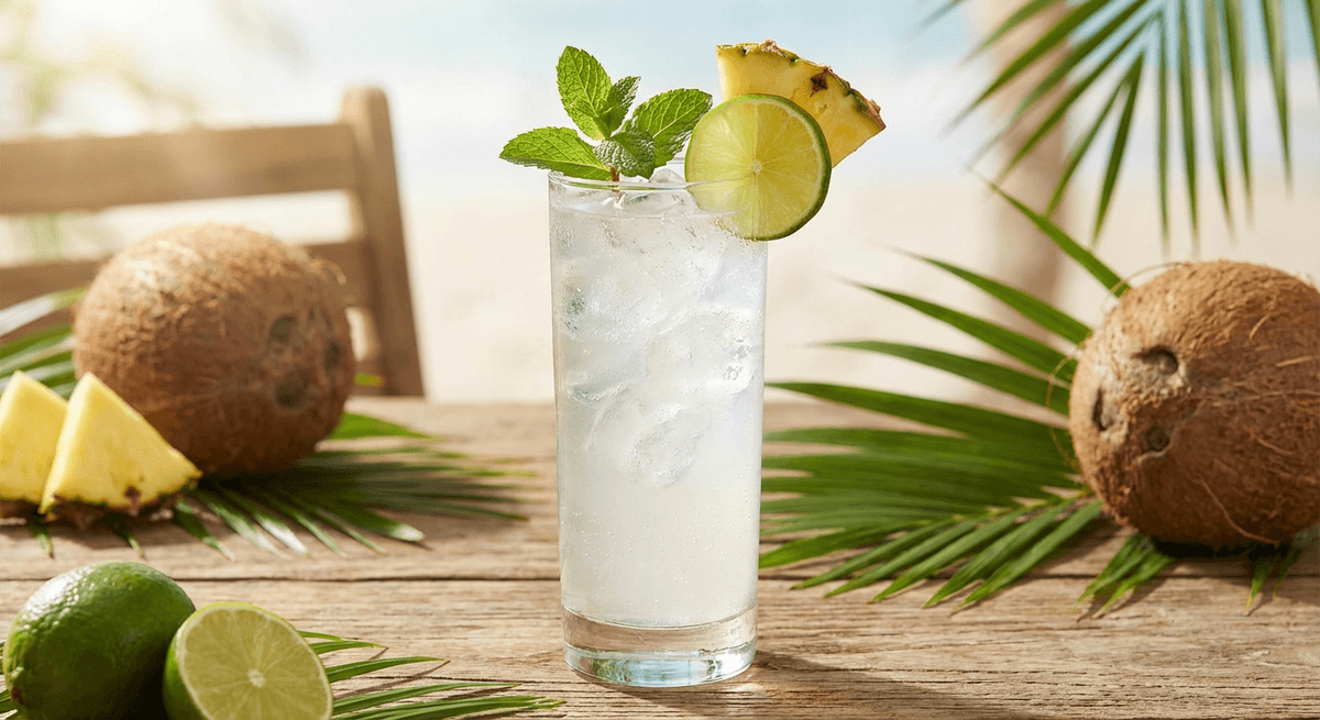 Coconut Water Mocktail – Tropical Non-Alcoholic Drinks