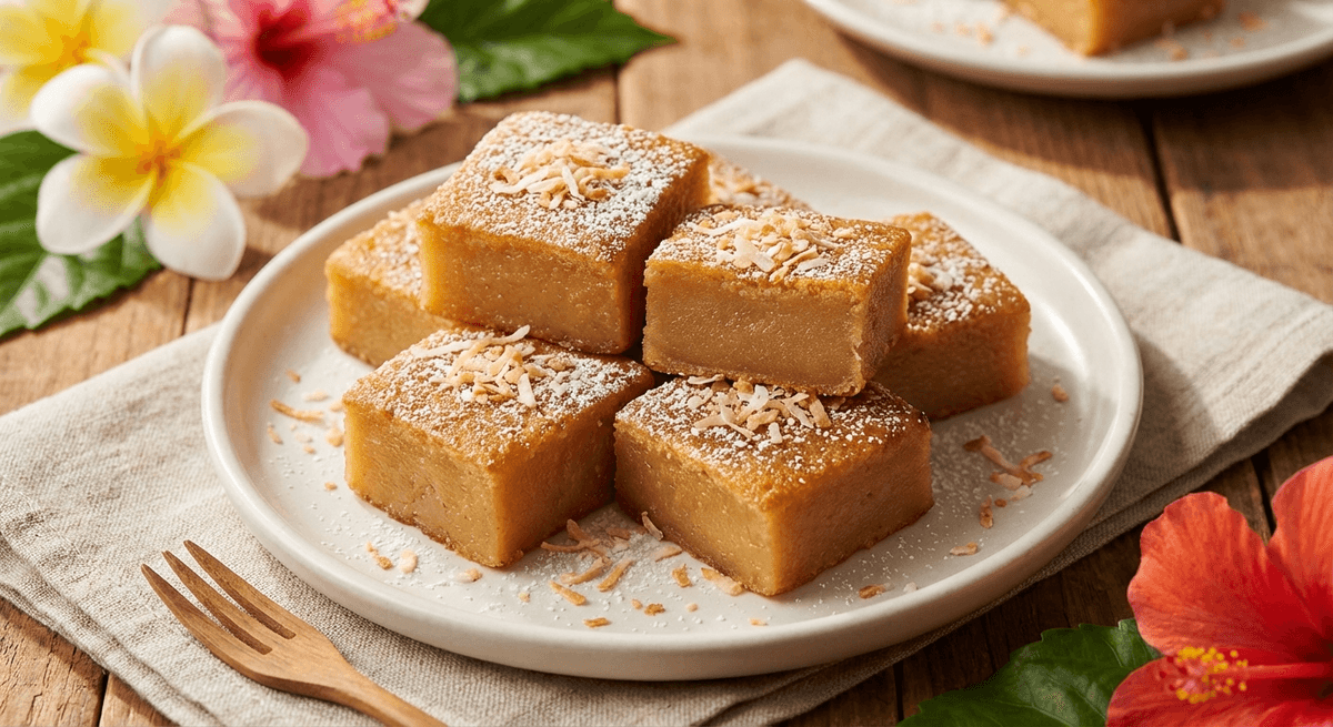 Butter Mochi – Chewy Hawaiian Coconut Dessert