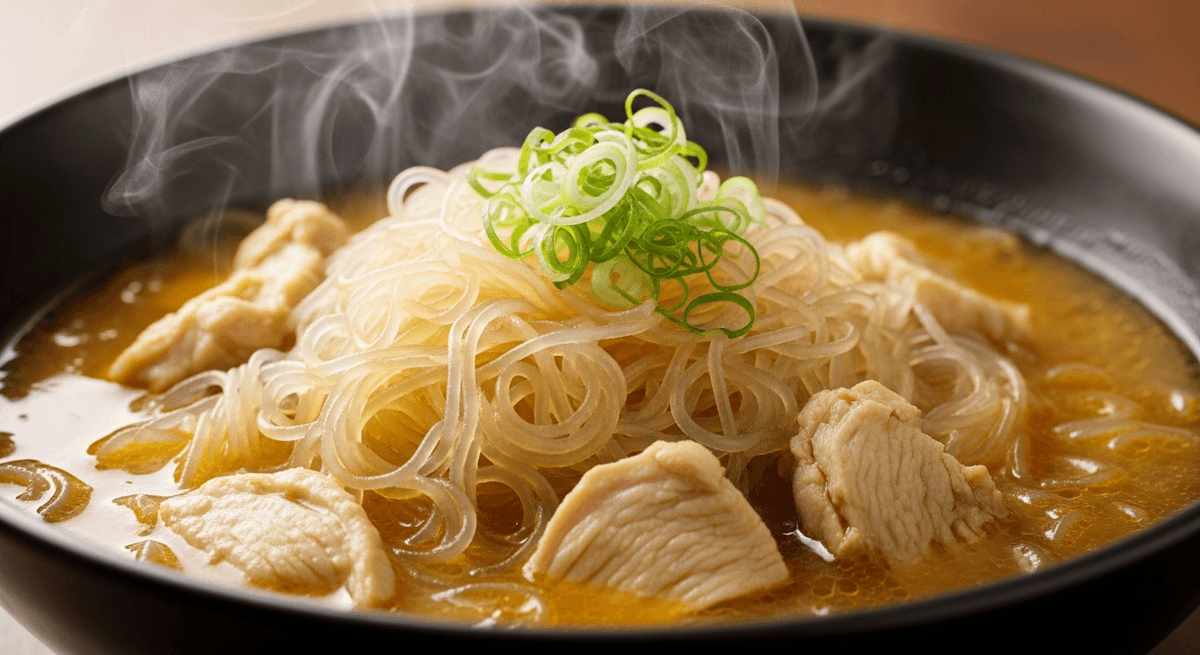 Chicken Long Rice – Hawaii’s Comforting Ginger Chicken Noodle Soup