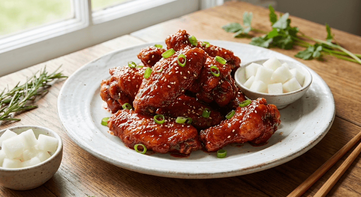 Korean Fried Chicken Wings – Sticky Sweet Island Style