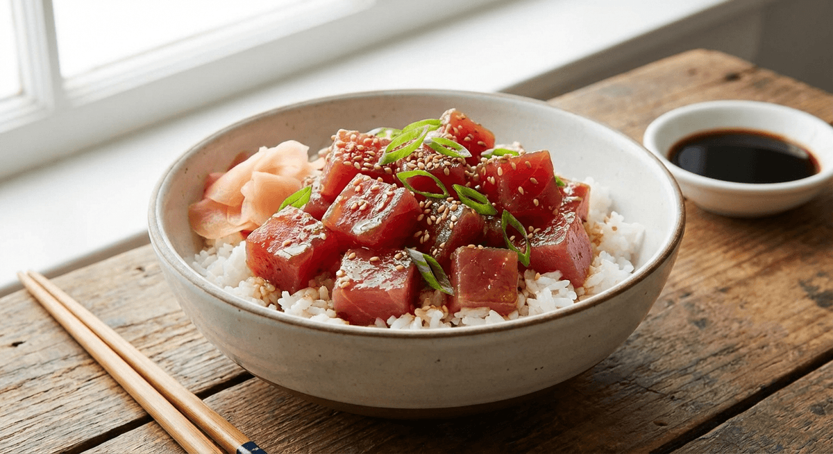 Sesame Ginger Poke – Fresh and Zesty Ahi Recipe
