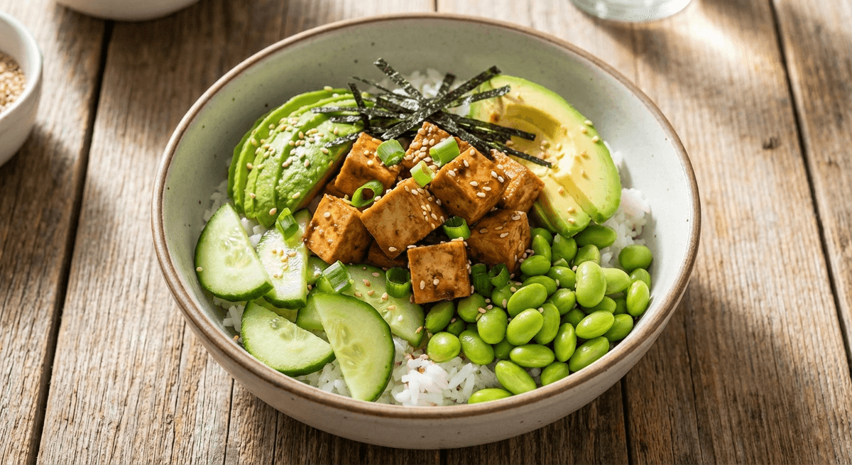 Tofu Poke – Vegetarian Poke Bowl Recipe