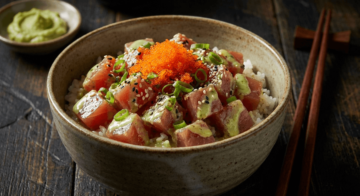 Wasabi Poke – Japanese-Inspired Ahi Poke