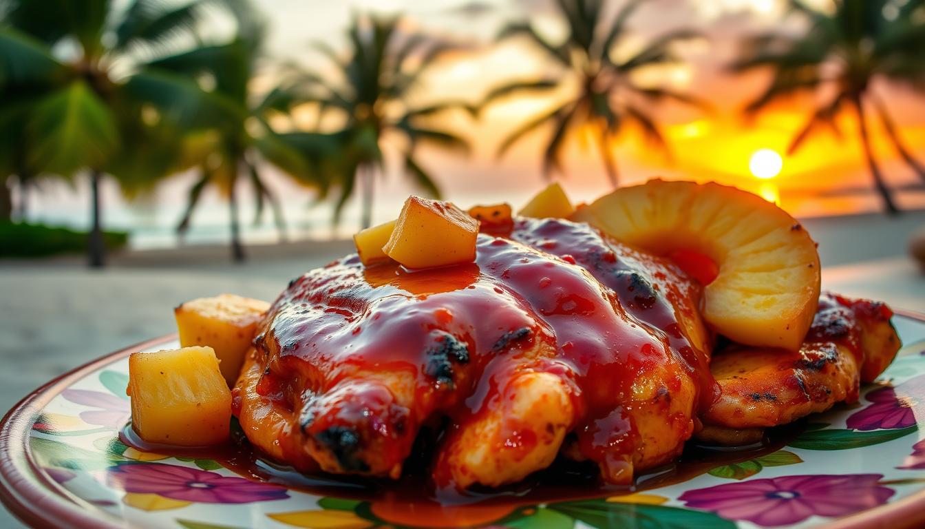 BBQ Chicken Hawaii Style