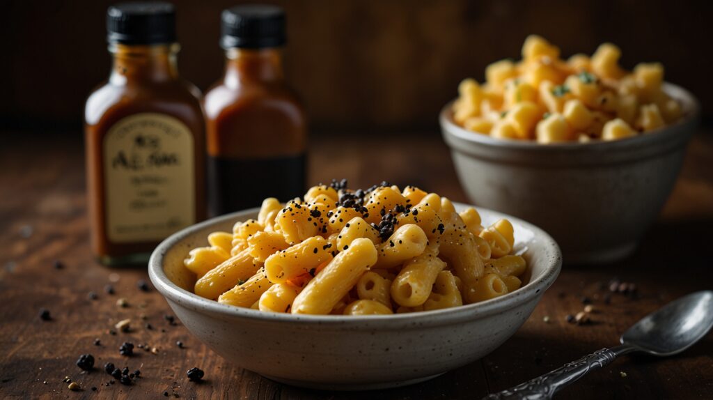 Mac and Cheese with nutmeg and cayenne