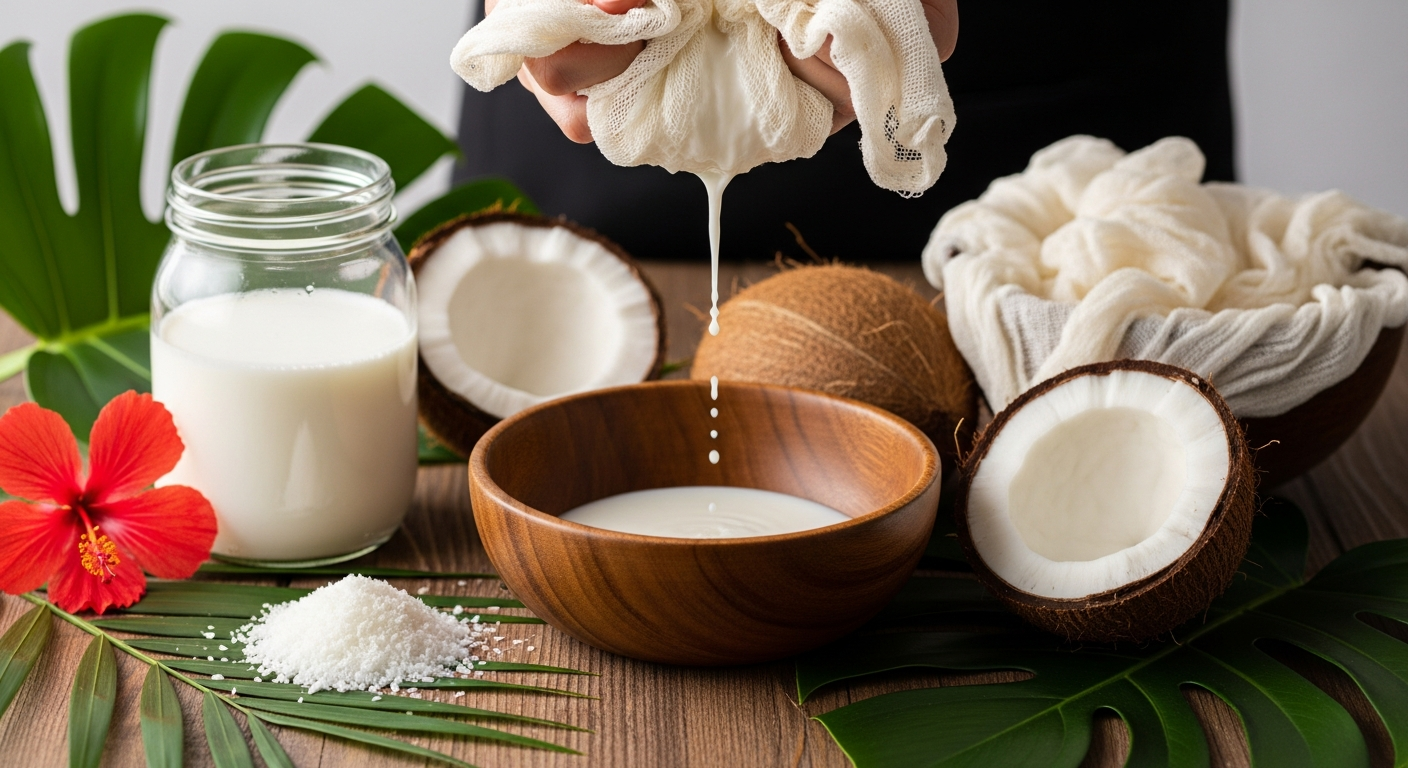 How to Make Homemade Coconut Milk the Hawaiian Way