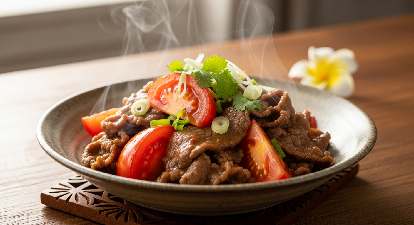 Beef Tomato – Hawaii’s Chinese-Style Stir-Fry Classic
