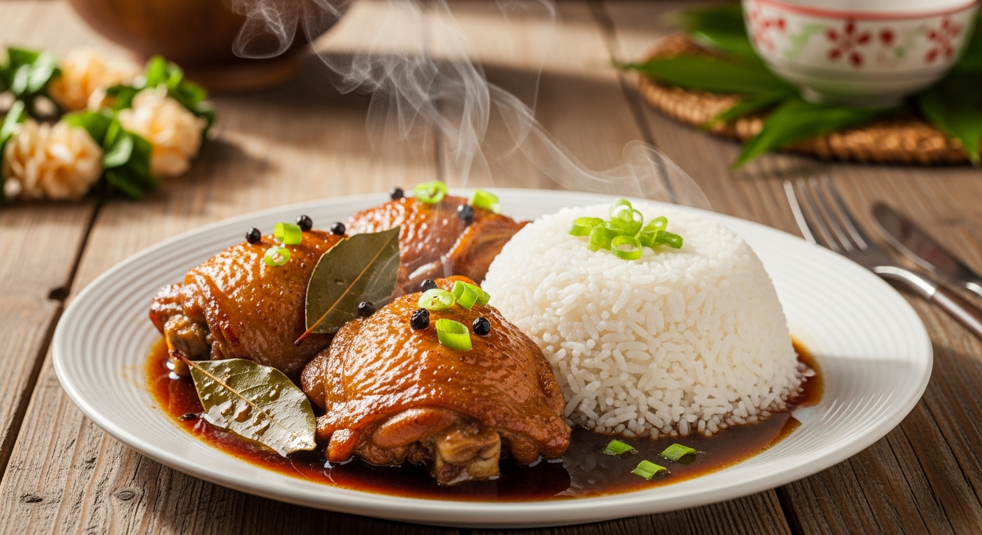 Chicken Adobo – Filipino-Hawaiian Braised Chicken