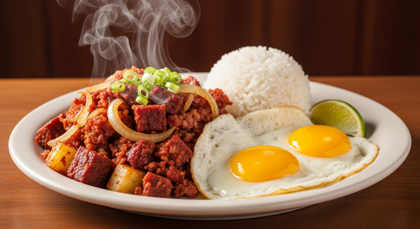 Corned Beef Hash with Rice – A Local Hawaiian Breakfast Classic