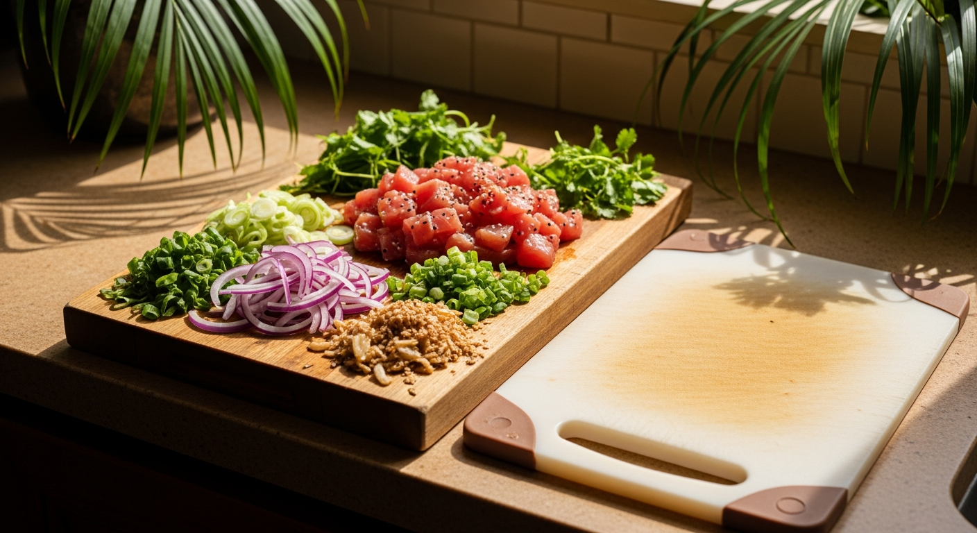 Cutting Board Guide: Wood, Bamboo, or Plastic for Hawaiian Cooking