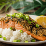 Furikake Salmon – Crispy Nori-Crusted Hawaiian Fish