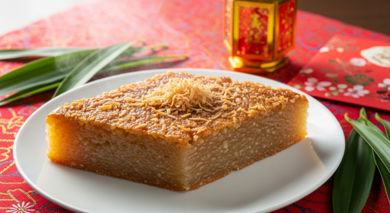 Gau (Coconut Mochi Cake) – Hawaiian Chinese New Year Dessert