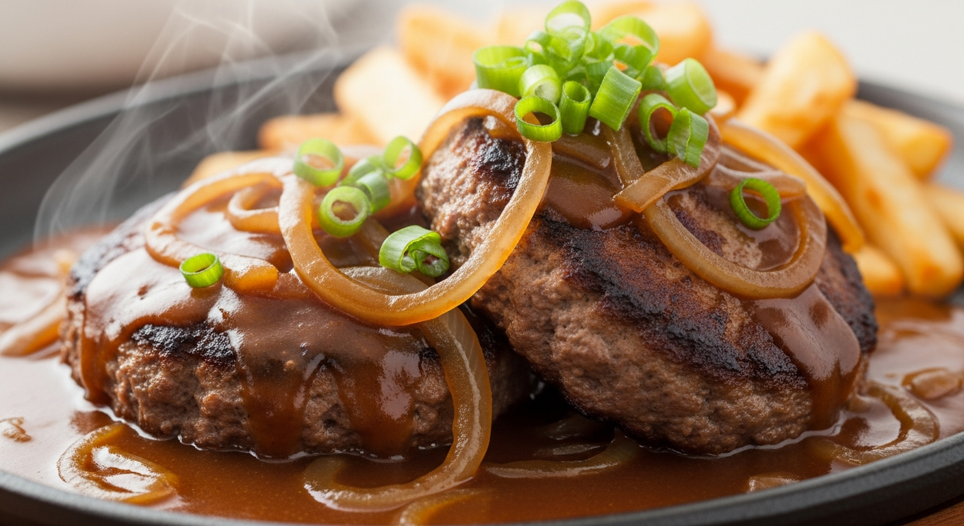 Hamburger Steak – Hawaii’s Gravy-Smothered Plate Lunch Classic