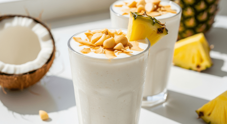 Haupia Smoothie – Creamy Hawaiian Coconut Breakfast Blend
