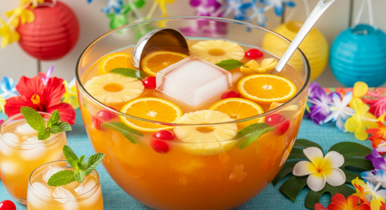 Hawaiian Rum Punch – Easy Tropical Batch Cocktail
