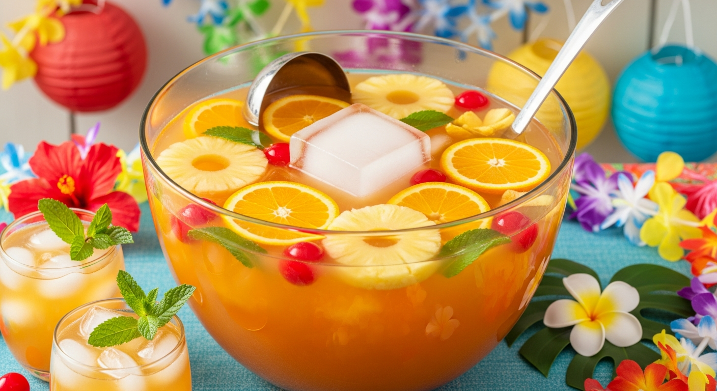 Hawaiian Rum Punch – Easy Tropical Batch Cocktail