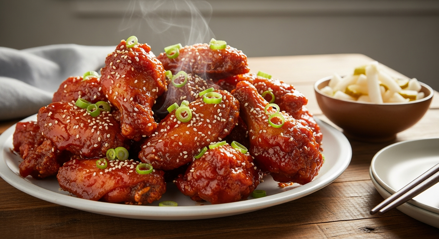 Korean Fried Chicken Wings – Sticky Sweet Island Style