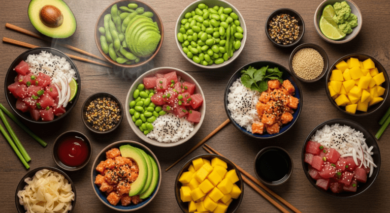 How to Set Up a Poke Bar at Home — The Ultimate Interactive Hawaiian Spread