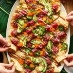 Poke Nachos – Hawaiian-Style Nachos with Fresh Ahi
