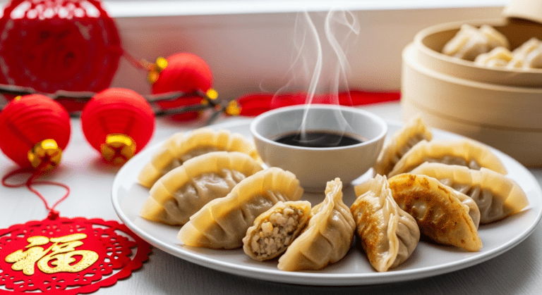 Pork & Shrimp Dumplings – Lucky Lunar New Year Feast