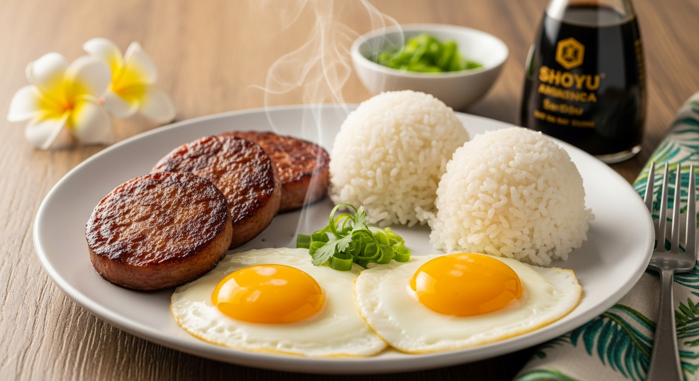 Portuguese Sausage, Eggs & Rice – Hawaii’s Classic Local Breakfast
