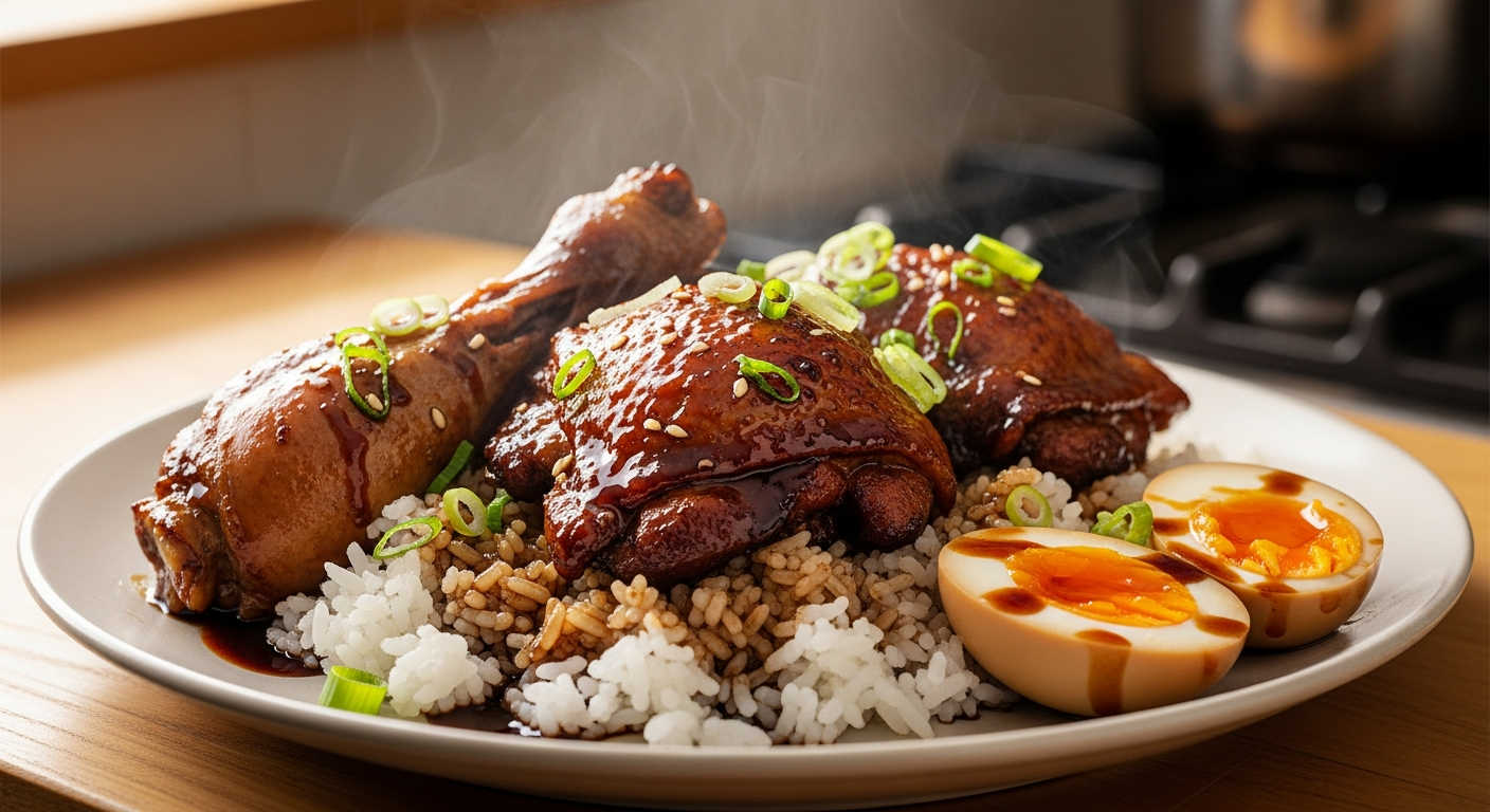 Shoyu Chicken – Hawaii’s Sweet Soy-Braised Plate Lunch Classic