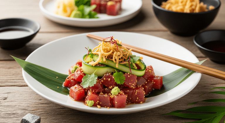 Wasabi Poke – Japanese-Inspired Ahi Poke