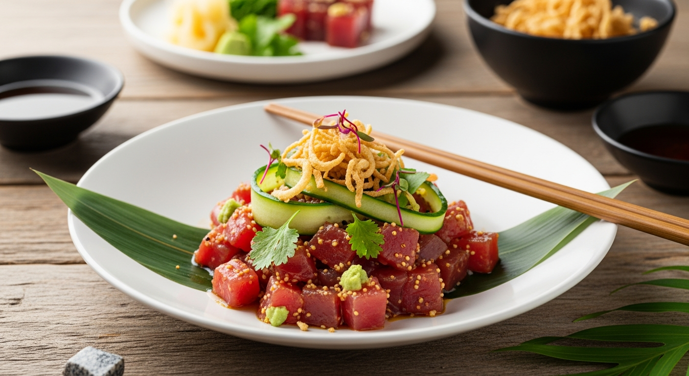 Wasabi Poke – Japanese-Inspired Ahi Poke